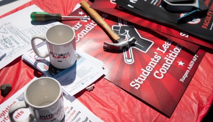 Tabling at Rutgers Day