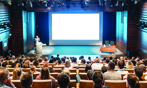 a full lecture classroom