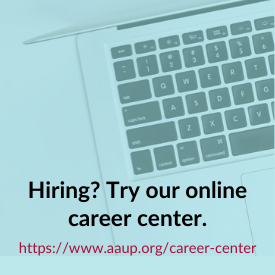AAUP career center ad