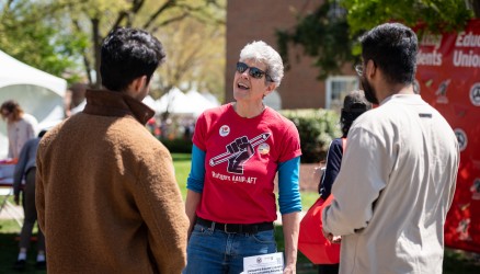 Tabling at Rutgers Day