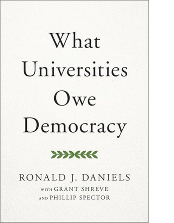 cover image of what universities owe democracy